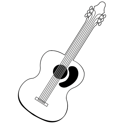 Sticker guitare
